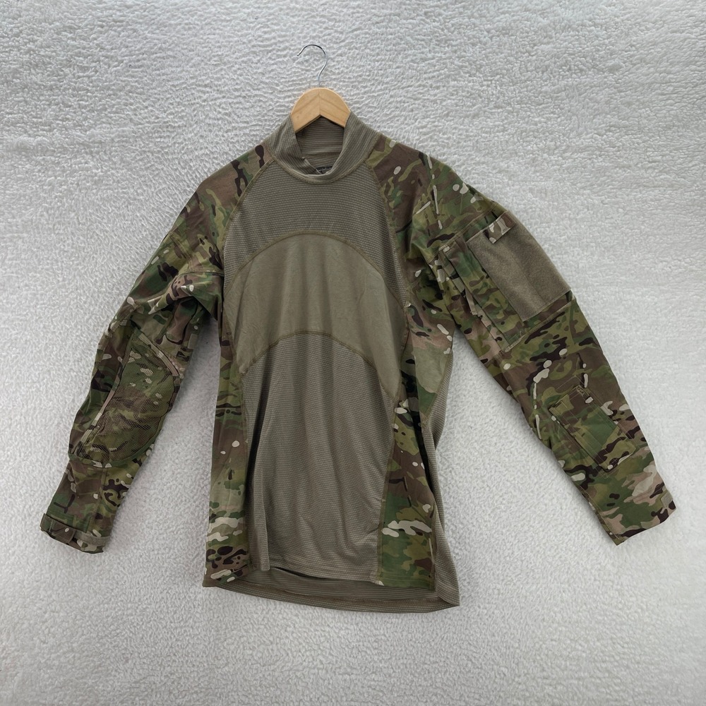 Army Combat Shirt Mens L OCP Camo Flame Resistant Padded Pockets Military